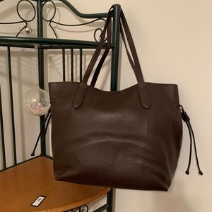 NWT Brown All Leather Tote